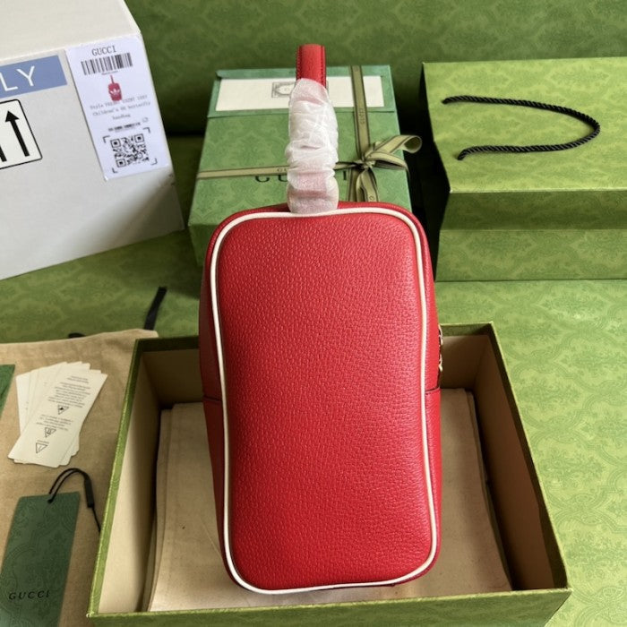 adidas x Gucci mini top handle bag Red
