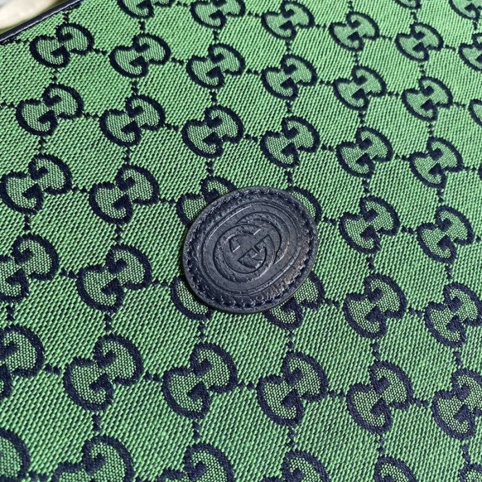 Gucci GG Multicolour pouch green 657581