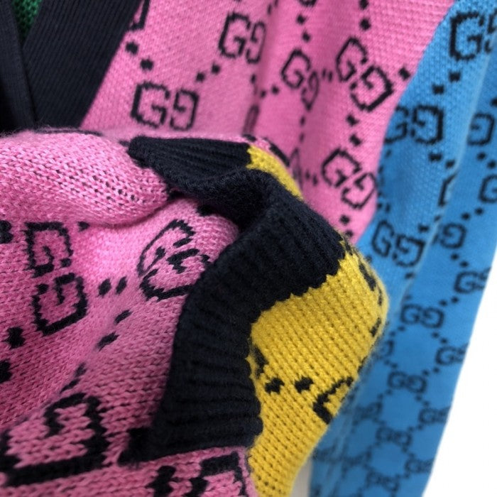 Gucci GG Multicolour wool cotton cardigan