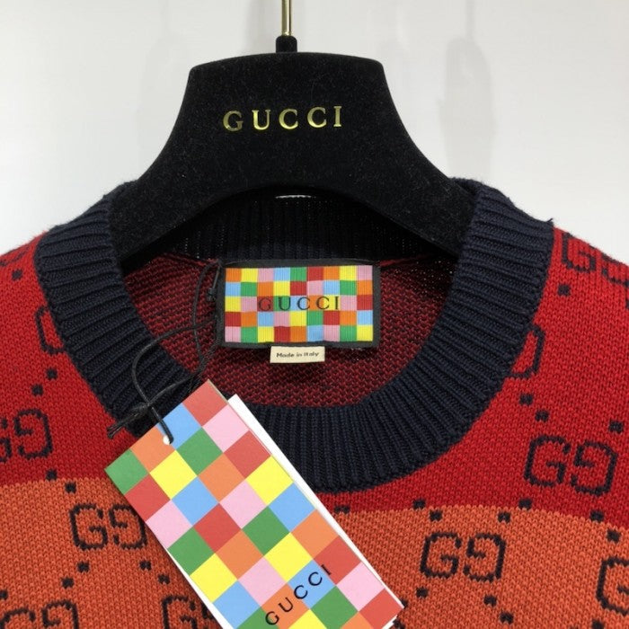 Gucci GG Multicolour wool cotton jumper