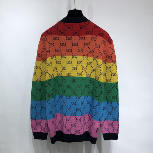 Gucci GG Multicolour wool cotton jumper