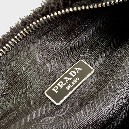 Prada Re-Edition 2000 terry mini bag Black