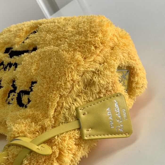 Prada Re-Edition 2000 terry mini bag Yellow